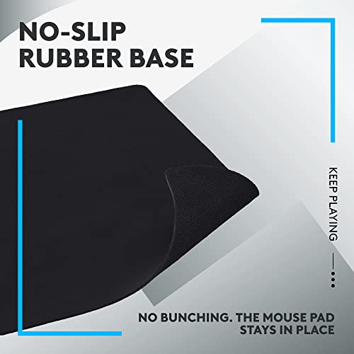 Logitech G240 Cloth Gaming Mouse Pad, Optimized for Sensors, Moderate Kit