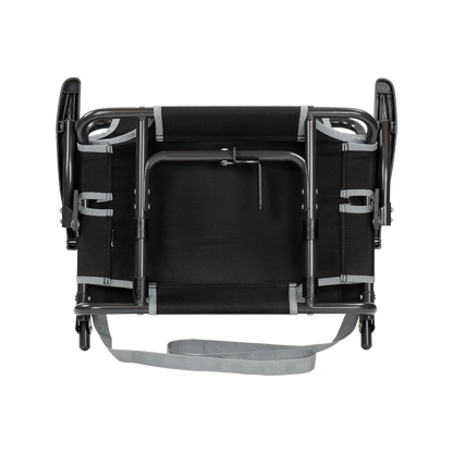 Compact Cushion Big Comfort Stadium Chair with Armrests - Choice 465 - Lightweight Folding Bleacher Chair with Cushioning Detail