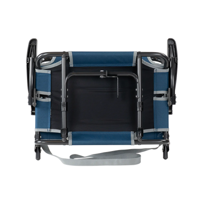 Compact Cushion Big Comfort Stadium Chair with Armrests - Choice 465 - Lightweight Folding Bleacher Chair with Cushioning Detail