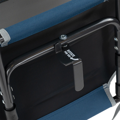 Compact Cushion Big Comfort Stadium Chair with Armrests - Choice 465 - Lightweight Folding Bleacher Chair with Cushioning Detail