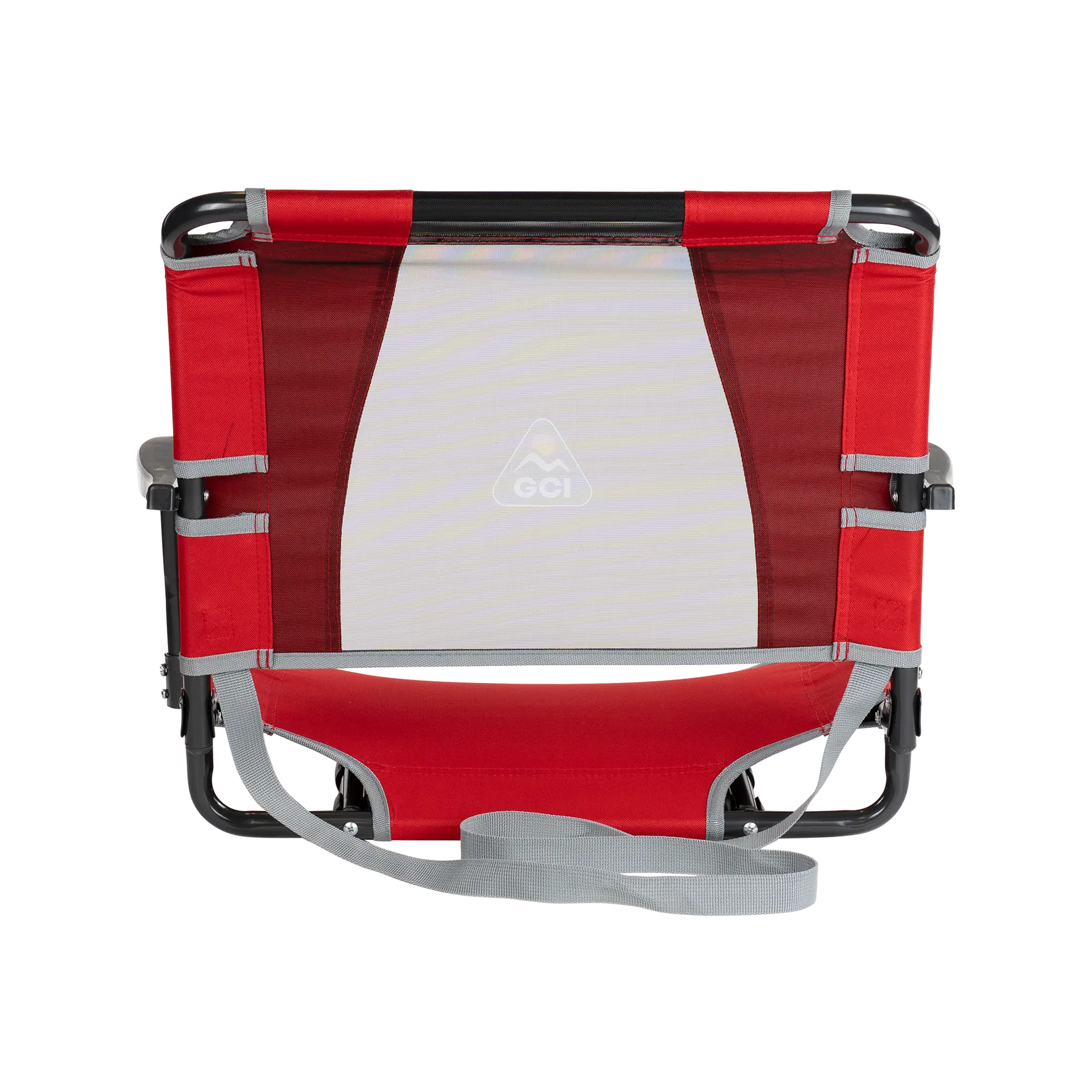 Compact Cushion Big Comfort Stadium Chair with Armrests - Choice 465 - Lightweight Folding Bleacher Chair with Cushioning Detail