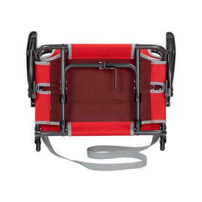 Compact Cushion Big Comfort Stadium Chair with Armrests - Choice 465 - Lightweight Folding Bleacher Chair with Cushioning Detail