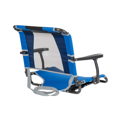 Compact Cushion Big Comfort Stadium Chair with Armrests - Choice 465 - Lightweight Folding Bleacher Chair with Cushioning Detail