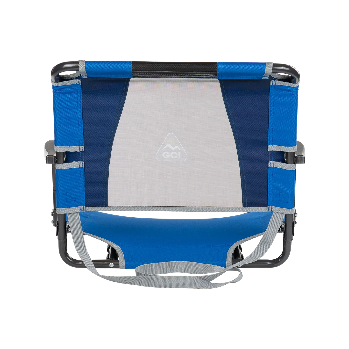 Compact Cushion Big Comfort Stadium Chair with Armrests - Choice 465 - Lightweight Folding Bleacher Chair with Cushioning Detail