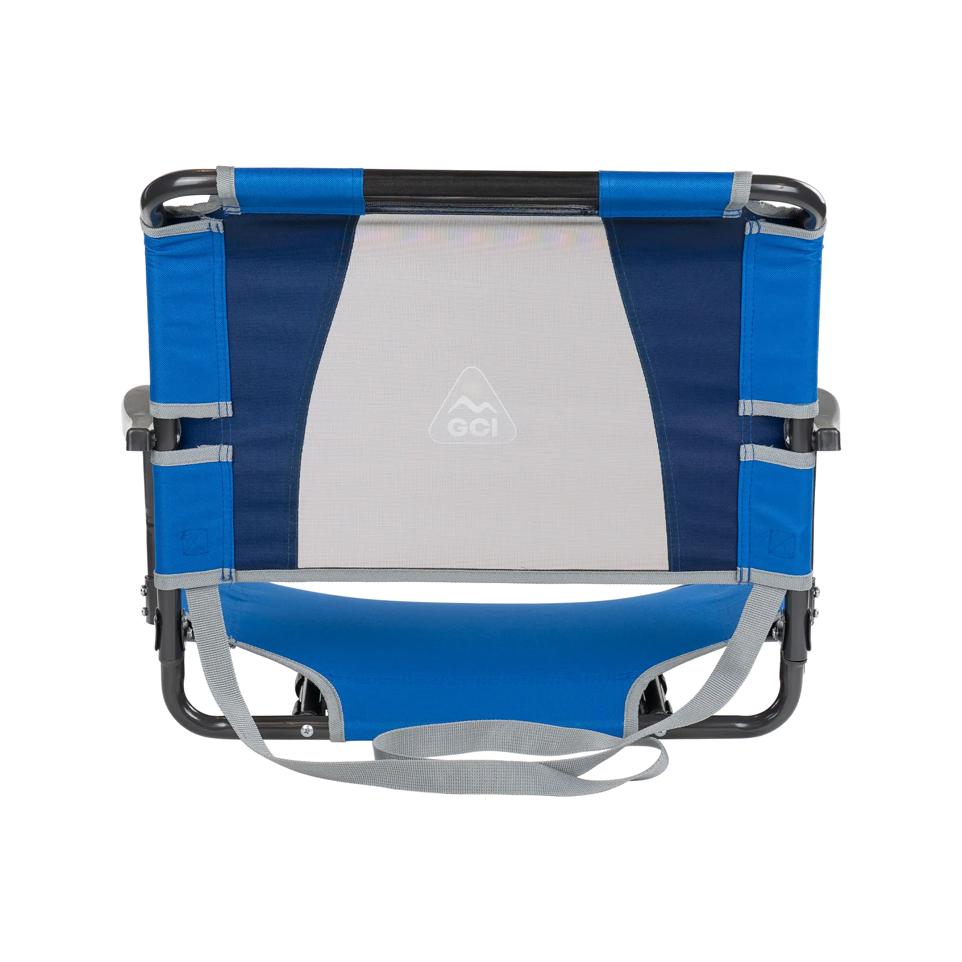 Compact Cushion Big Comfort Stadium Chair with Armrests - Choice 465 - Lightweight Folding Bleacher Chair with Cushioning Detail