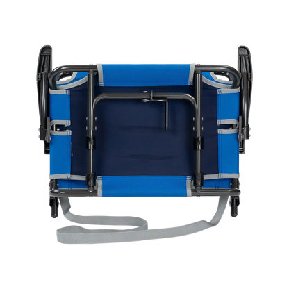 Compact Cushion Big Comfort Stadium Chair with Armrests - Choice 465 - Lightweight Folding Bleacher Chair with Cushioning Detail