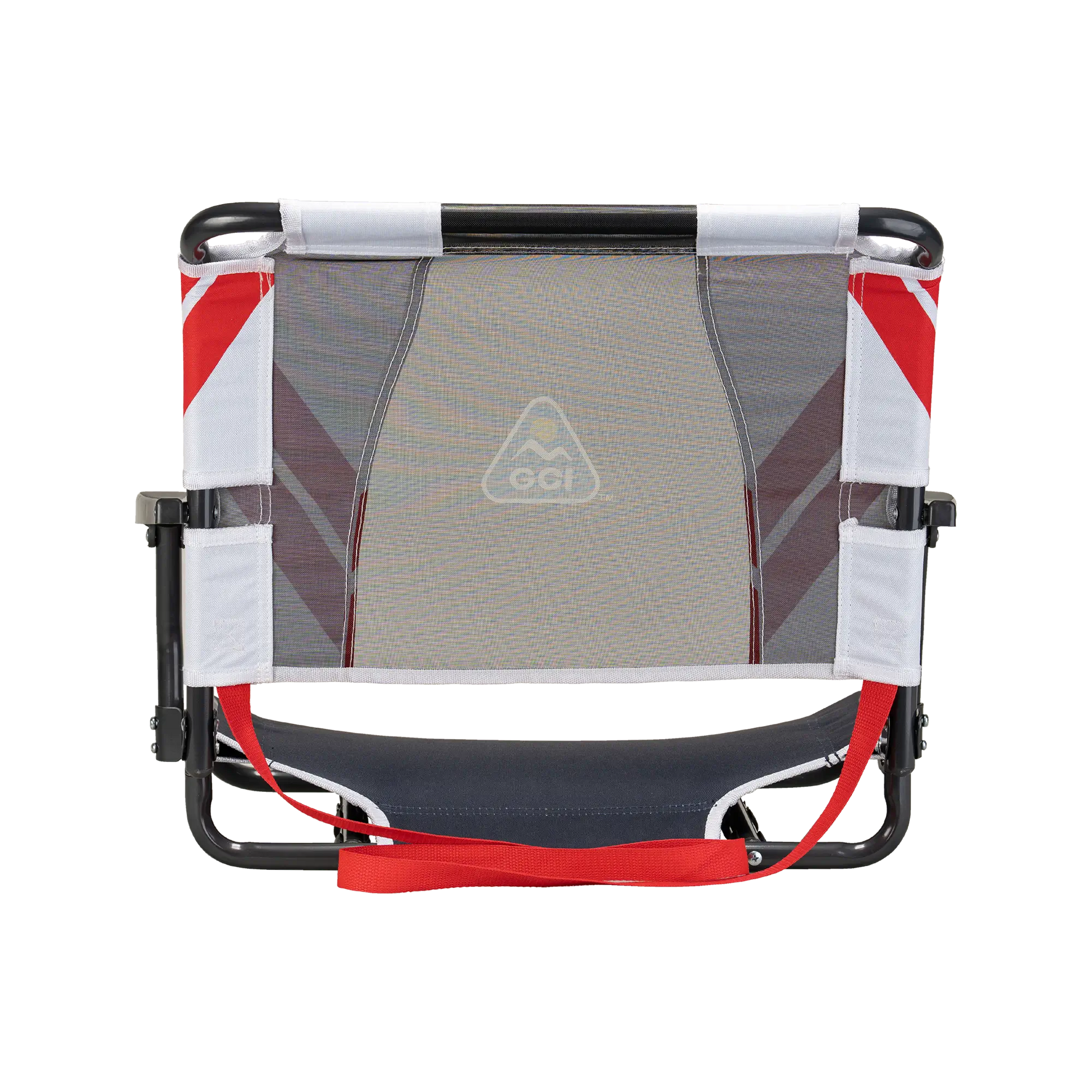 Compact Cushion Big Comfort Stadium Chair with Armrests - Choice 465 - Lightweight Folding Bleacher Chair with Cushioning Detail