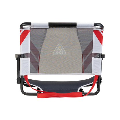 Compact Cushion Big Comfort Stadium Chair with Armrests - Choice 465 - Lightweight Folding Bleacher Chair with Cushioning Detail