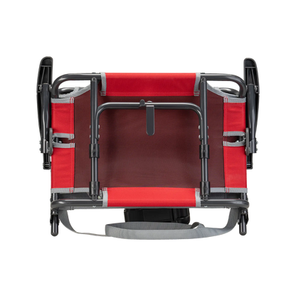 Compact Cushion Big Comfort Stadium Chair with Armrests - Choice 465 - Lightweight Folding Bleacher Chair with Cushioning Detail