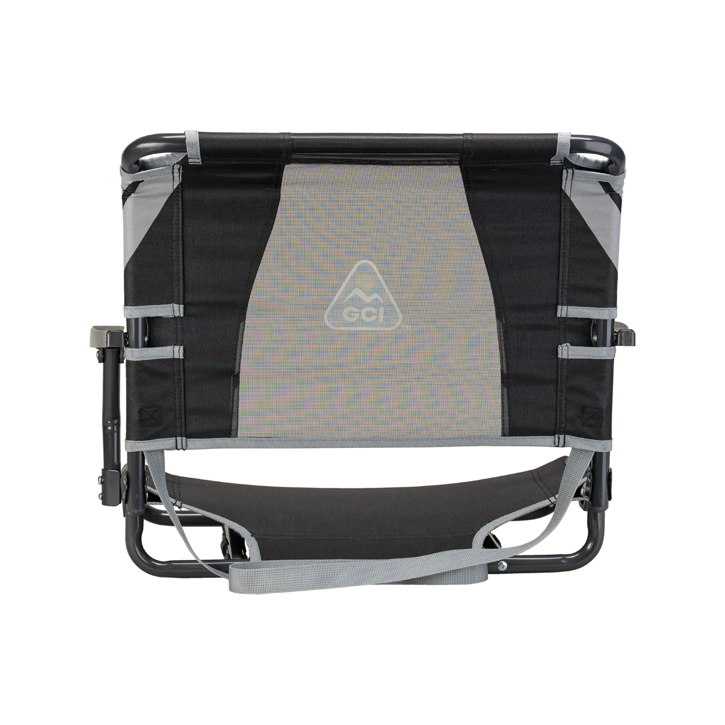 Compact Cushion Big Comfort Stadium Chair with Armrests - Choice 465 - Lightweight Folding Bleacher Chair with Cushioning Detail