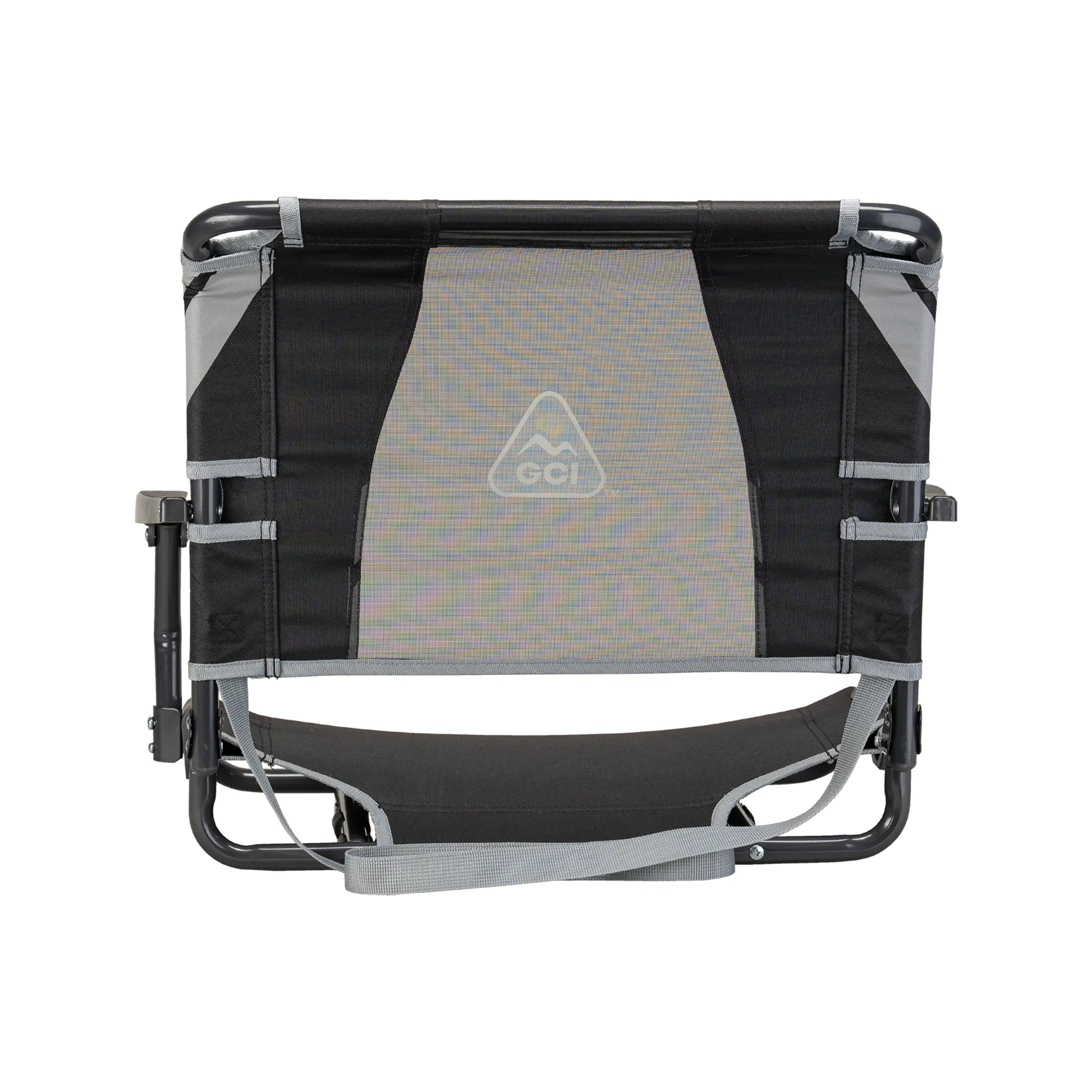 Compact Cushion Big Comfort Stadium Chair with Armrests - Choice 465 - Lightweight Folding Bleacher Chair with Cushioning Detail