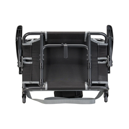 Compact Cushion Big Comfort Stadium Chair with Armrests - Choice 465 - Lightweight Folding Bleacher Chair with Cushioning Detail