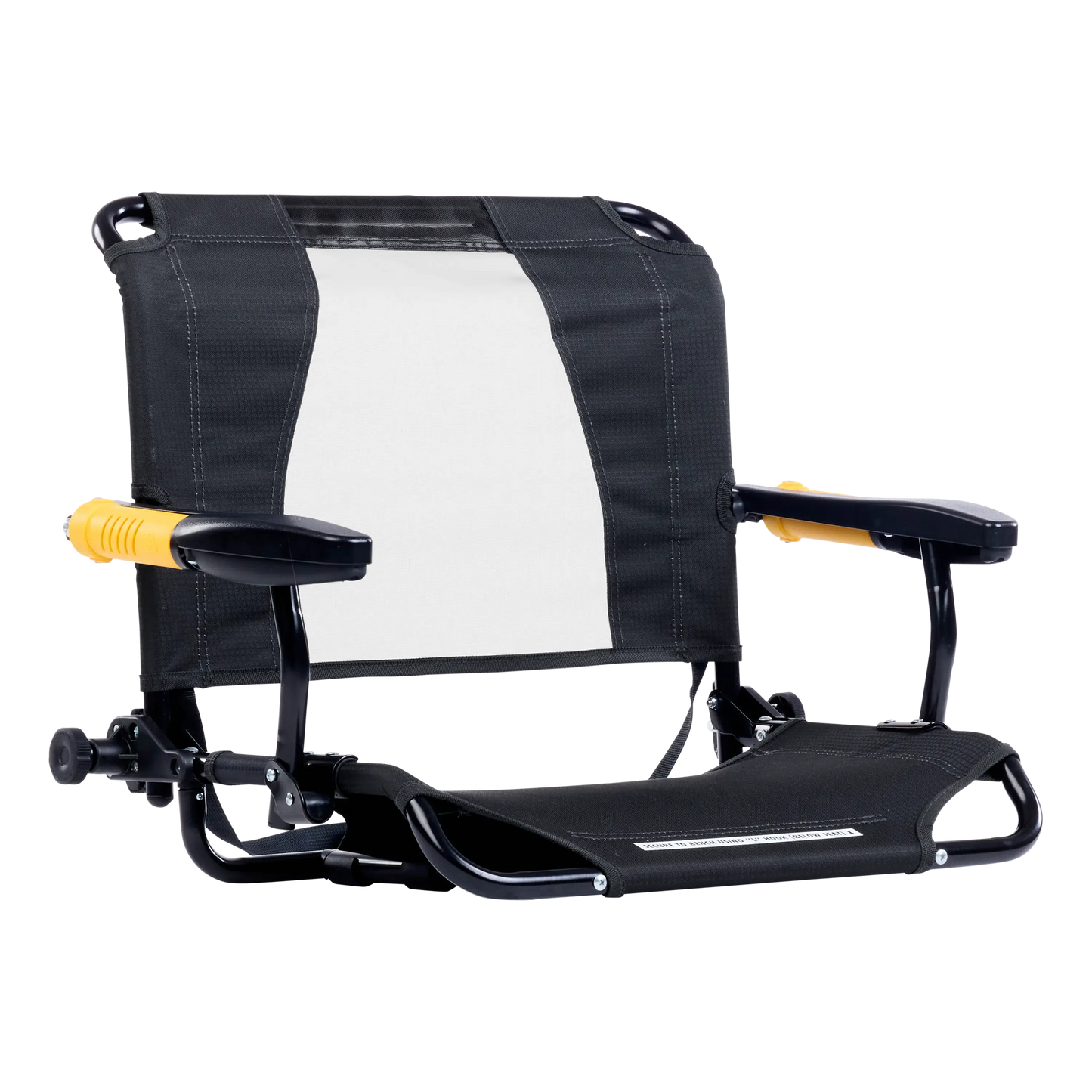 Luxury Camp Stadium Rock-Cliner - Choice 540 - Freestyle Rocker Portable Outdoor Folding Chair - Dark Charcoal