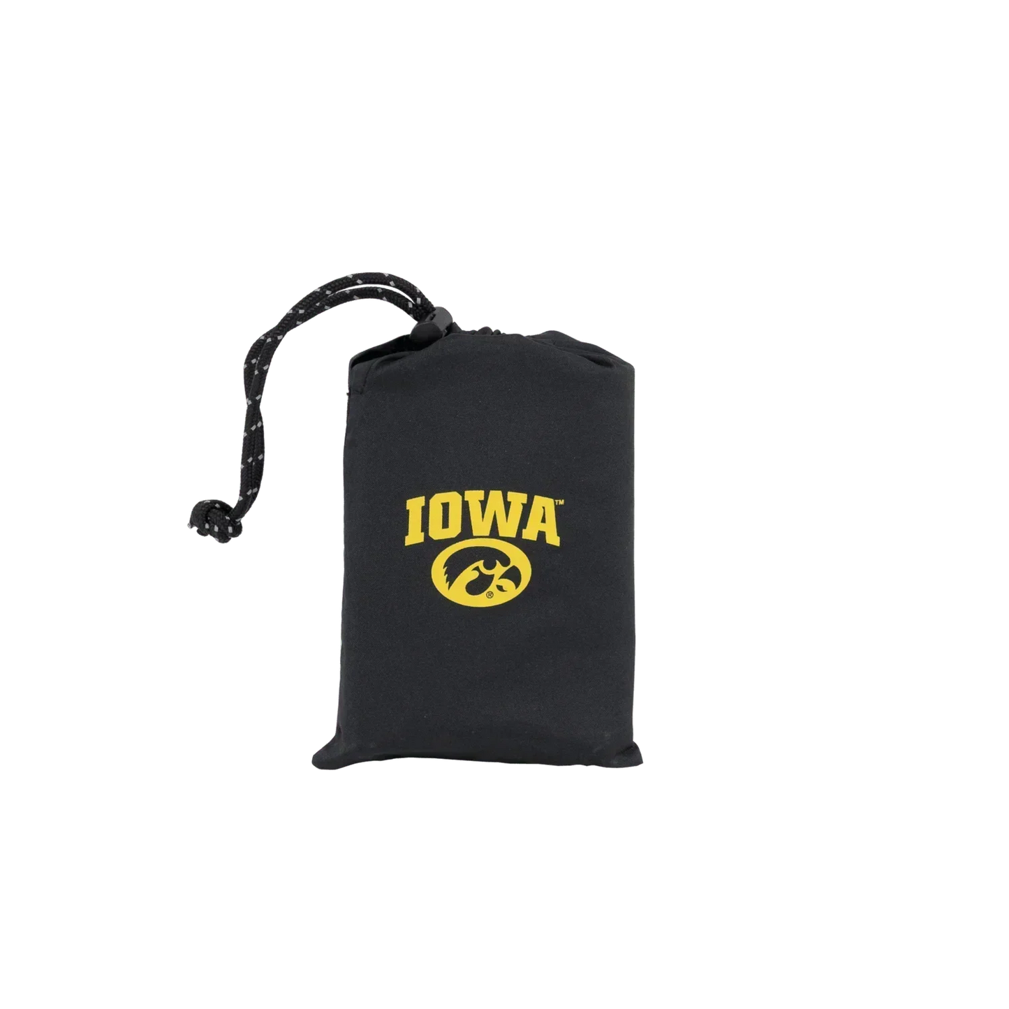 Compact Cushion College V Seat Inflatable Stadium Cushion - Iowa Hawkeyes - Choice 157 - Grandstand Cushion Seat with Secure Under-Bench Hooks Detail