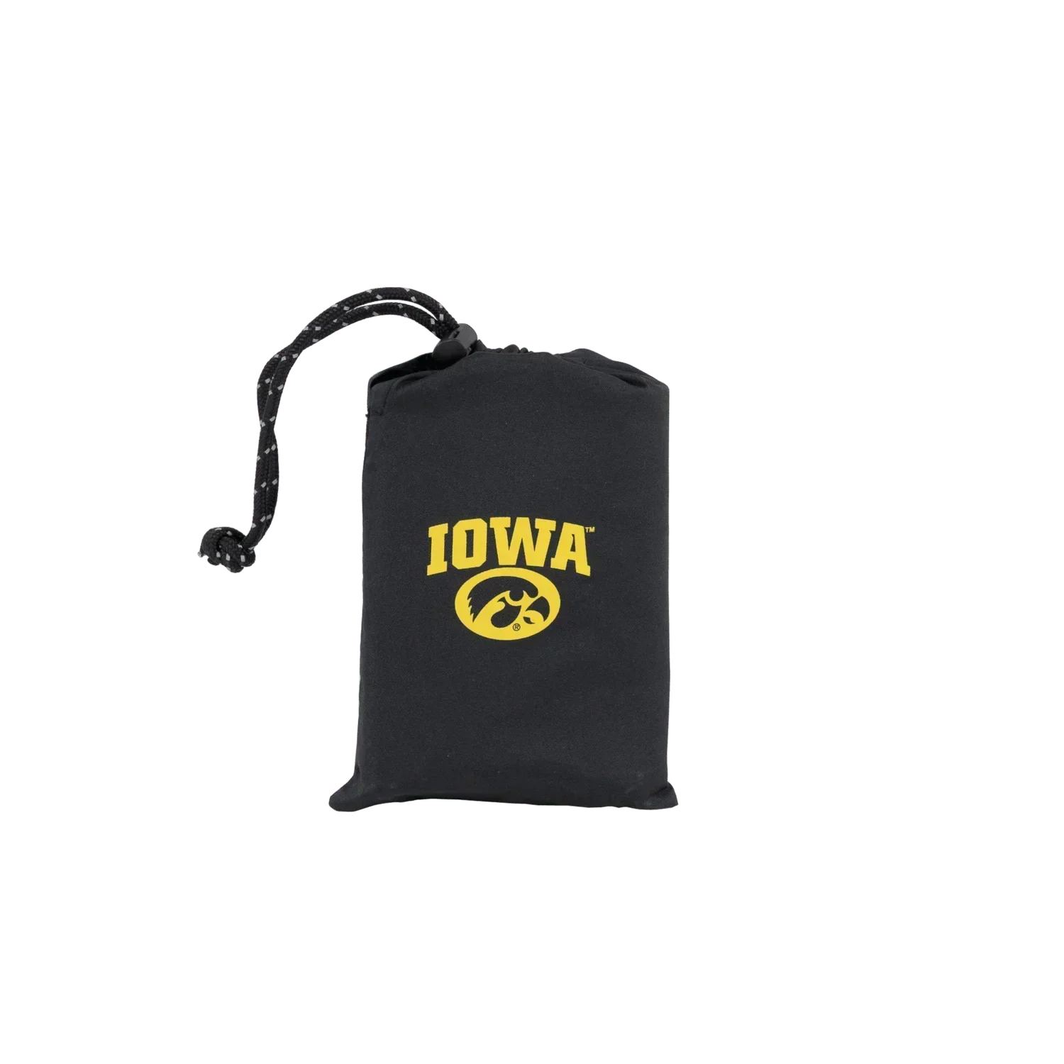 Compact Cushion College V Seat Inflatable Stadium Cushion - Iowa Hawkeyes - Choice 157 - Grandstand Cushion Seat with Secure Under-Bench Hooks Detail