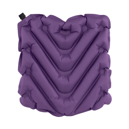 Ergonomic Back-Support College V Seat Inflatable Stadium Cushion - LSU Tigers - Choice 762 - Lightweight Folding Bleacher Chair with Cushioning Detail