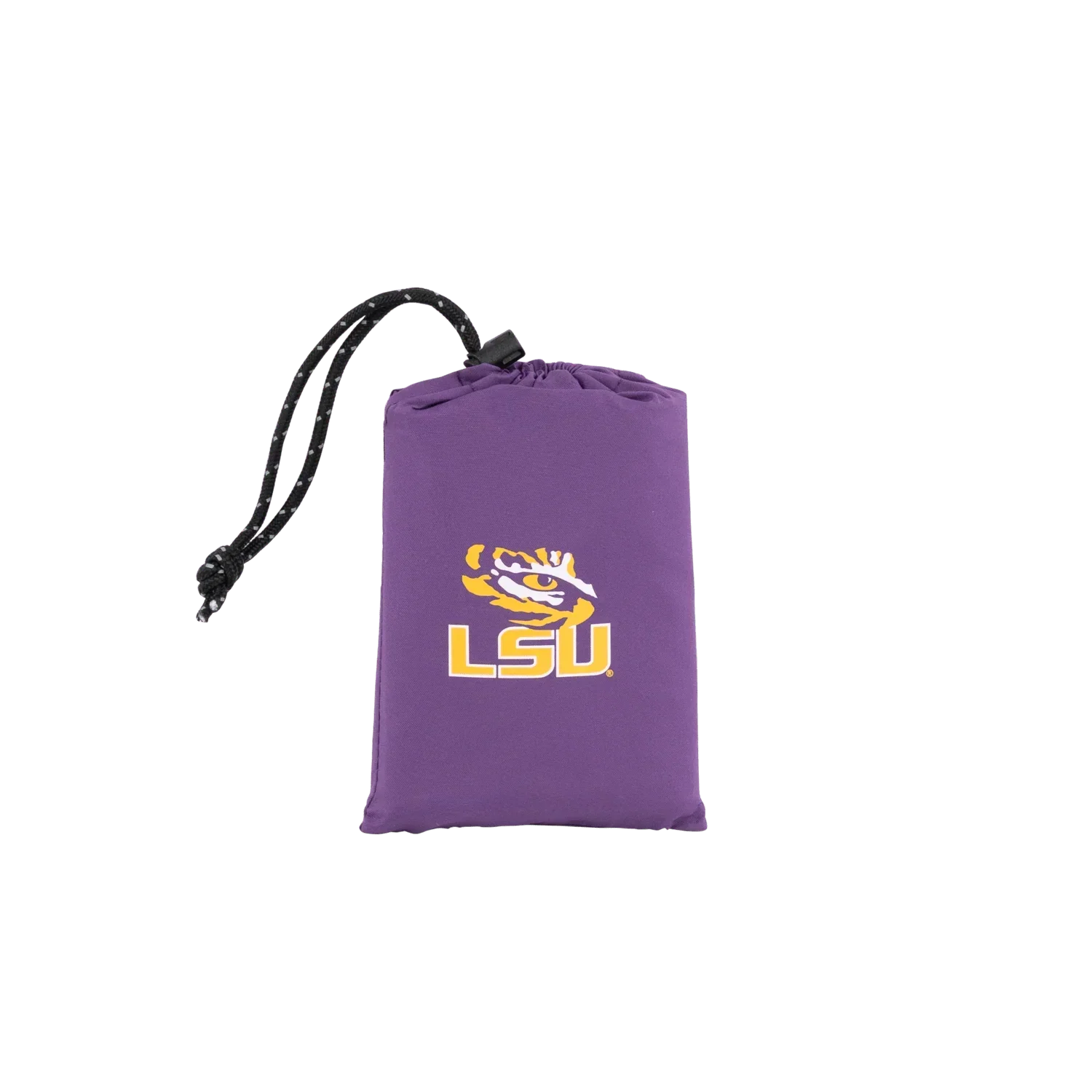 Ergonomic Back-Support College V Seat Inflatable Stadium Cushion - LSU Tigers - Choice 762 - Lightweight Folding Bleacher Chair with Cushioning Detail