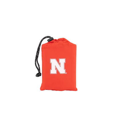 Ergonomic Back-Support College V Seat Inflatable Stadium Cushion - Nebraska Cornhuskers - Choice 277 - Bleacher-Friendly Stadium Chair with Back Support Detail