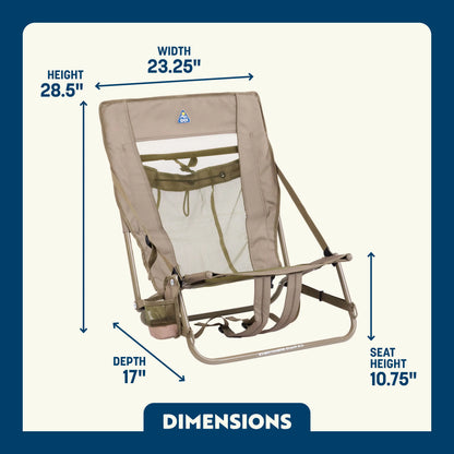 Sand-Friendly Everywhere Chair 2 - Choice 656 - Multi-Position Outdoor Beach Chair with Pillow Detail