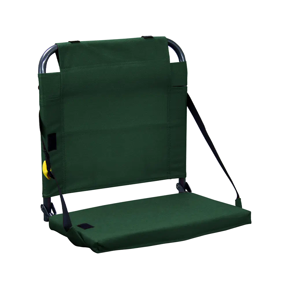 Ultra-Lightweight BleacherBack - Choice 696 - Ergonomic Portable Stadium Seat for Sports Events - Hunter