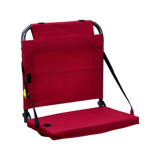 Ultra-Lightweight BleacherBack - Choice 696 - Ergonomic Portable Stadium Seat for Sports Events - Red