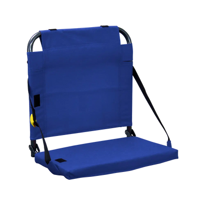 Ultra-Lightweight BleacherBack - Choice 696 - Ergonomic Portable Stadium Seat for Sports Events - Royal Blue