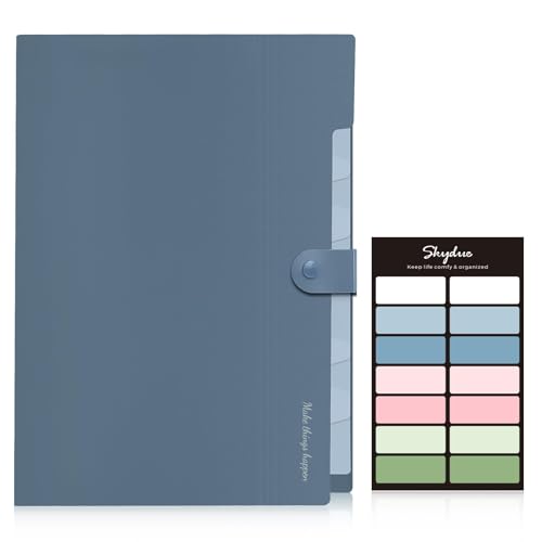 Eco-Friendly SKYDUE Expanding File Organizer with 8 Pockets, for Daily Use