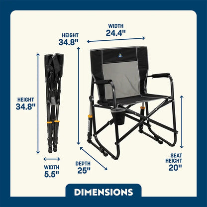 Heavy-Duty Freestyle Freestyle Rocker - Choice 711 - RoadTrip Rocker Smooth Motion Camp Chair Detail