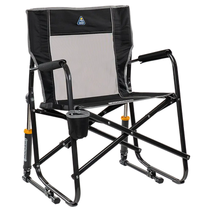 Heavy-Duty Freestyle Freestyle Rocker - Choice 711 - RoadTrip Rocker Smooth Motion Camp Chair - Black