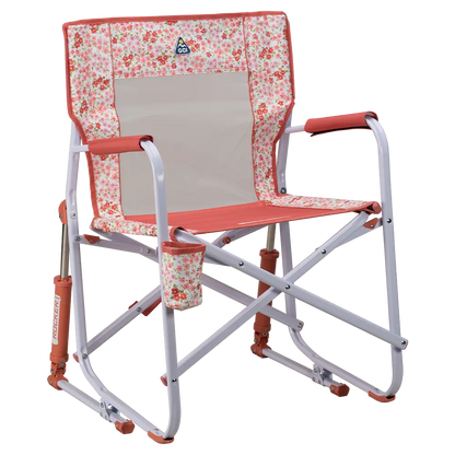 Heavy-Duty Freestyle Freestyle Rocker - Choice 711 - RoadTrip Rocker Smooth Motion Camp Chair - Pink Sundress