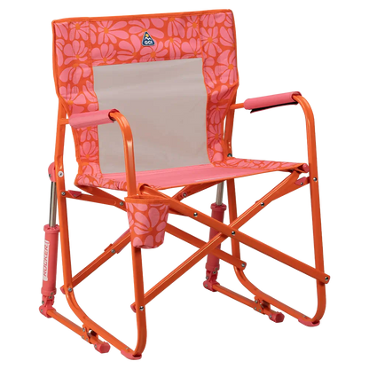 Heavy-Duty Freestyle Freestyle Rocker - Choice 711 - RoadTrip Rocker Smooth Motion Camp Chair - Pink/Orange