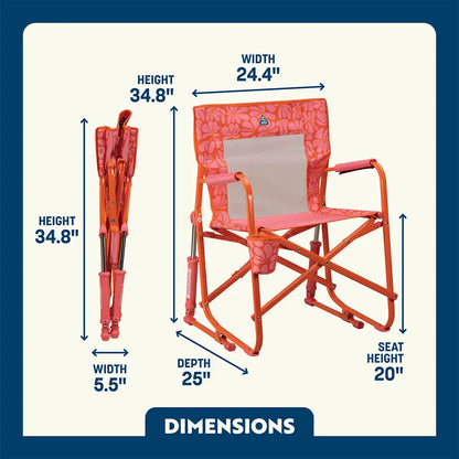 Heavy-Duty Freestyle Freestyle Rocker - Choice 711 - RoadTrip Rocker Smooth Motion Camp Chair Detail