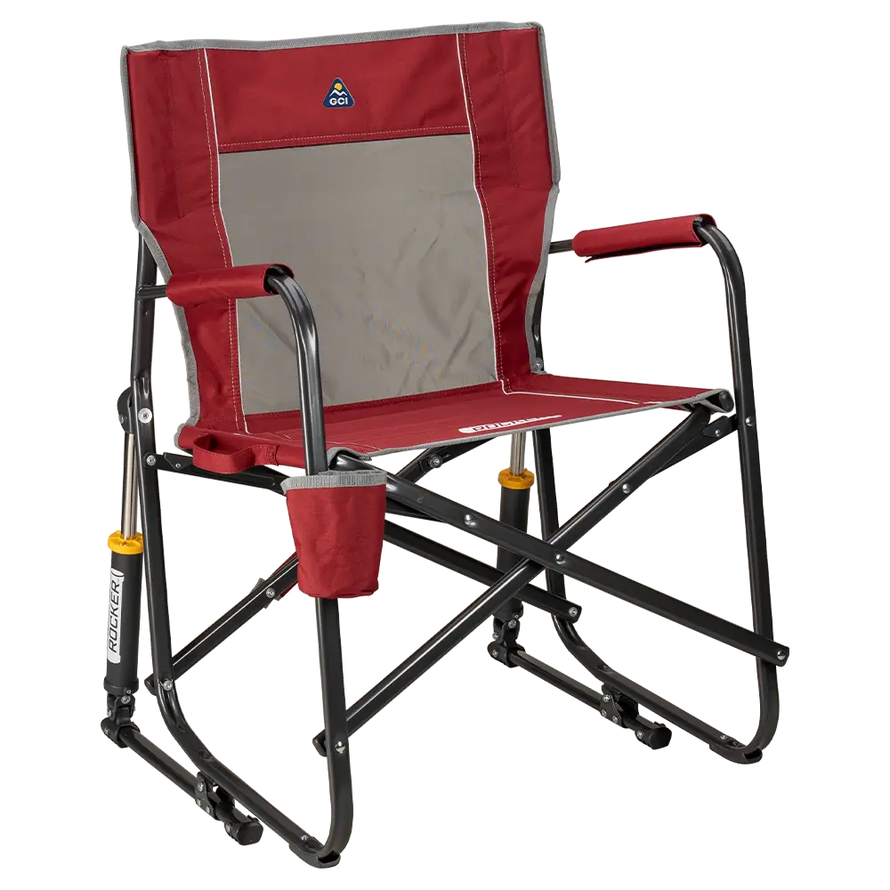 Heavy-Duty Freestyle Freestyle Rocker - Choice 711 - RoadTrip Rocker Smooth Motion Camp Chair - Cinnamon