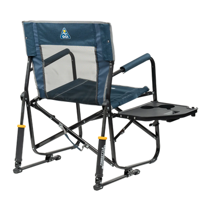 Heavy-Duty Freestyle Freestyle Rocker with Side Table - Choice 853 - RoadTrip Rocker Smooth Motion Camp Chair Detail