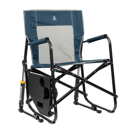 Heavy-Duty Freestyle Freestyle Rocker with Side Table - Choice 853 - RoadTrip Rocker Smooth Motion Camp Chair Detail