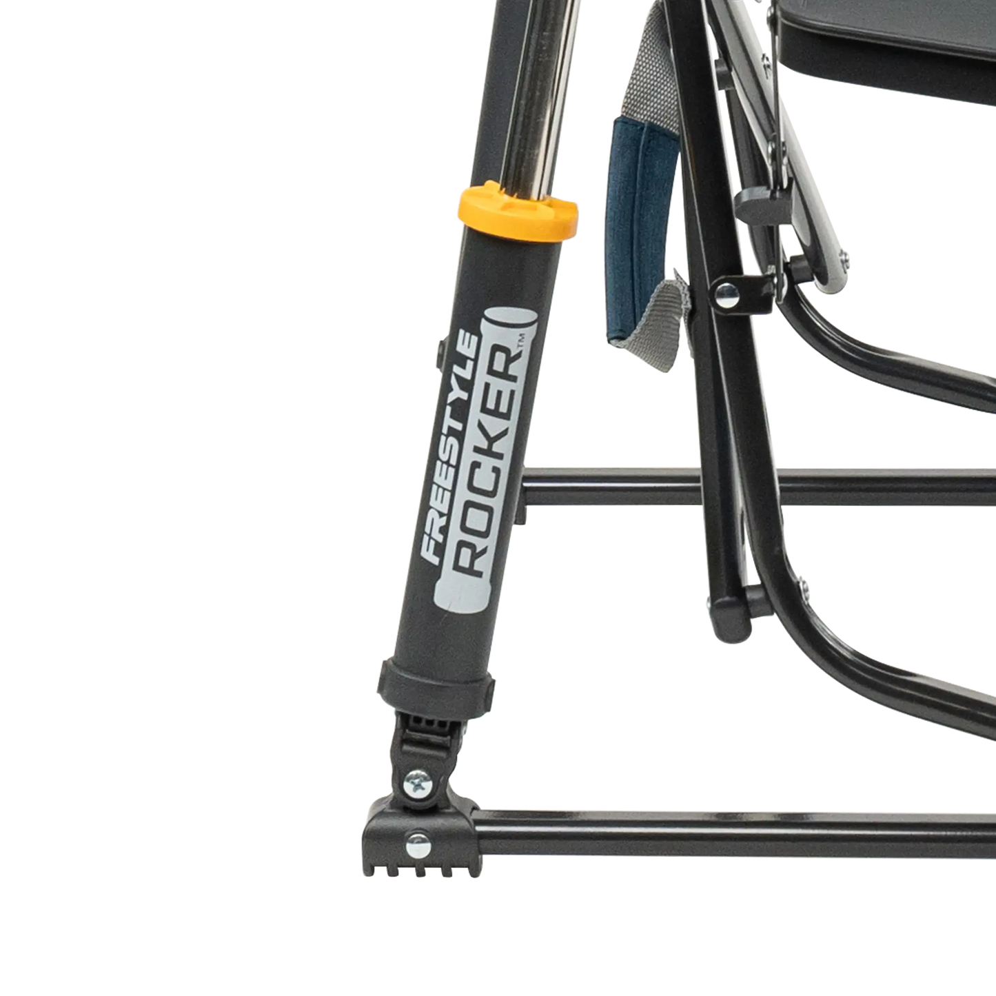 Heavy-Duty Freestyle Freestyle Rocker with Side Table - Choice 853 - RoadTrip Rocker Smooth Motion Camp Chair Detail