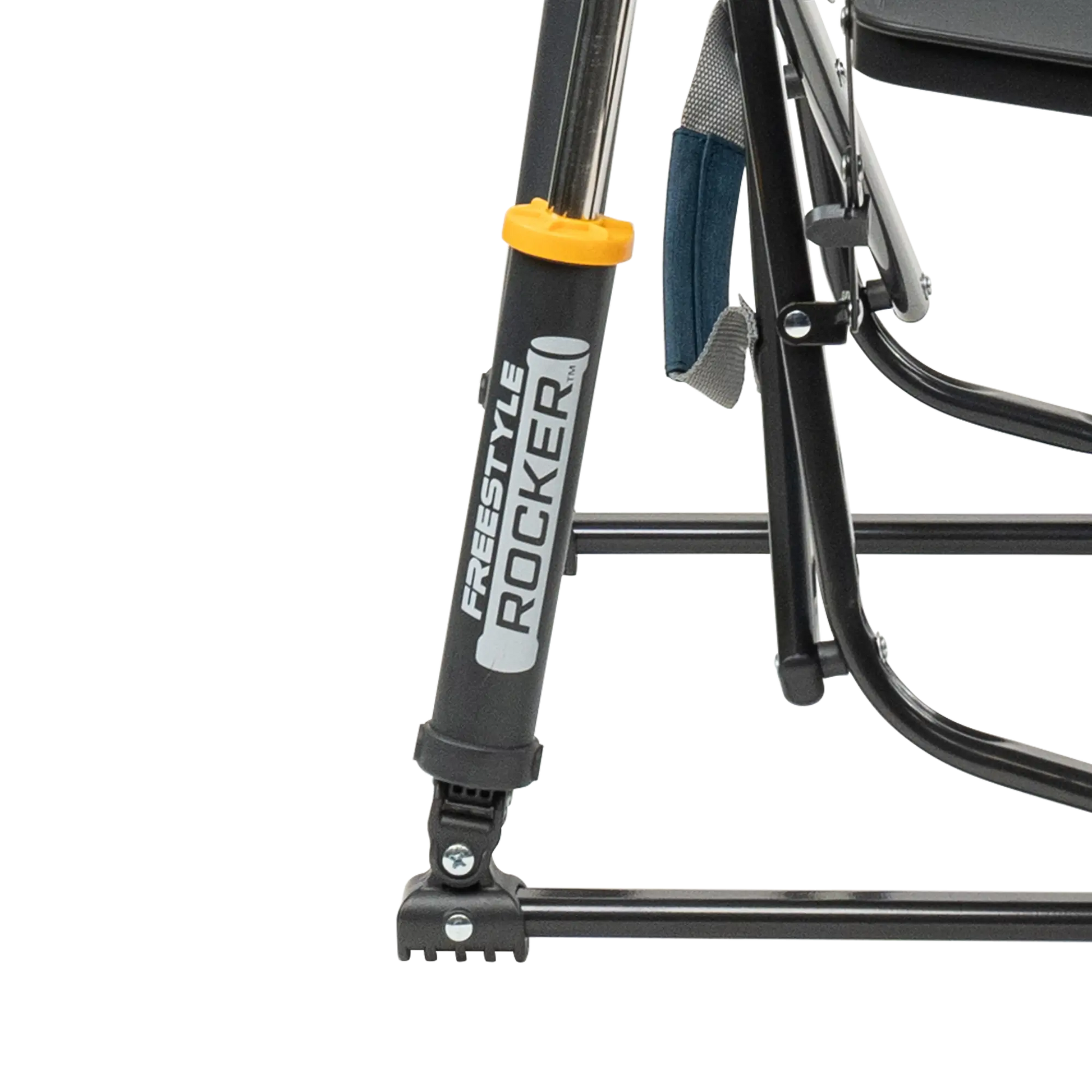 Heavy-Duty Freestyle Freestyle Rocker with Side Table - Choice 853 - RoadTrip Rocker Smooth Motion Camp Chair Detail