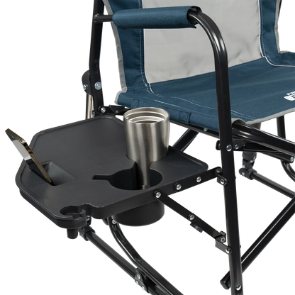 Heavy-Duty Freestyle Freestyle Rocker with Side Table - Choice 853 - RoadTrip Rocker Smooth Motion Camp Chair Detail