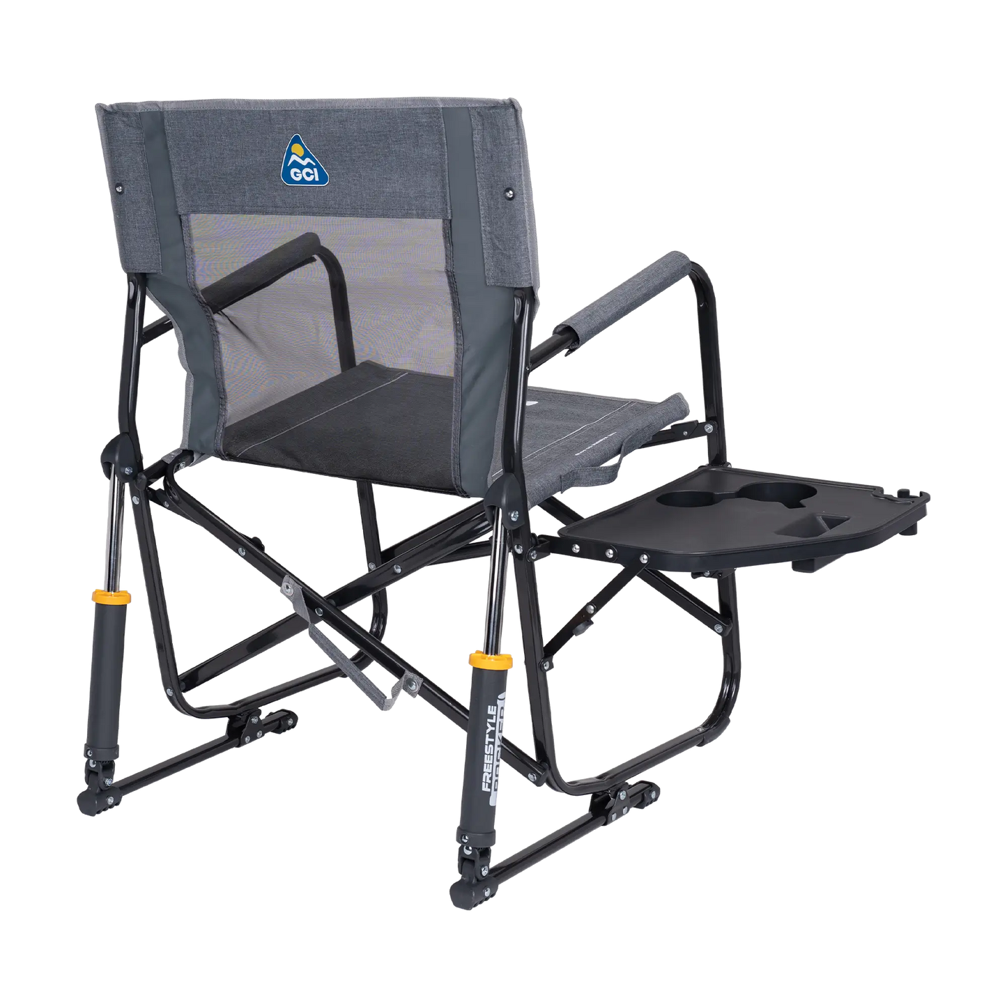 Heavy-Duty Freestyle Freestyle Rocker with Side Table - Choice 853 - RoadTrip Rocker Smooth Motion Camp Chair Detail