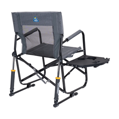 Heavy-Duty Freestyle Freestyle Rocker with Side Table - Choice 853 - RoadTrip Rocker Smooth Motion Camp Chair Detail