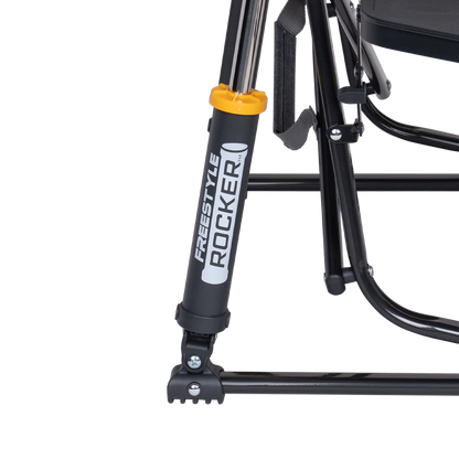 Heavy-Duty Freestyle Freestyle Rocker with Side Table - Choice 853 - RoadTrip Rocker Smooth Motion Camp Chair Detail