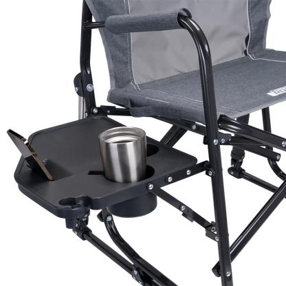 Heavy-Duty Freestyle Freestyle Rocker with Side Table - Choice 853 - RoadTrip Rocker Smooth Motion Camp Chair Detail
