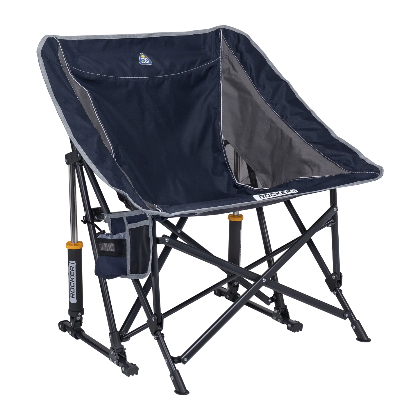 Smooth Motion Pod Rocker - Choice 933 - Freestyle Rocker Portable Outdoor Folding Chair - Indigo