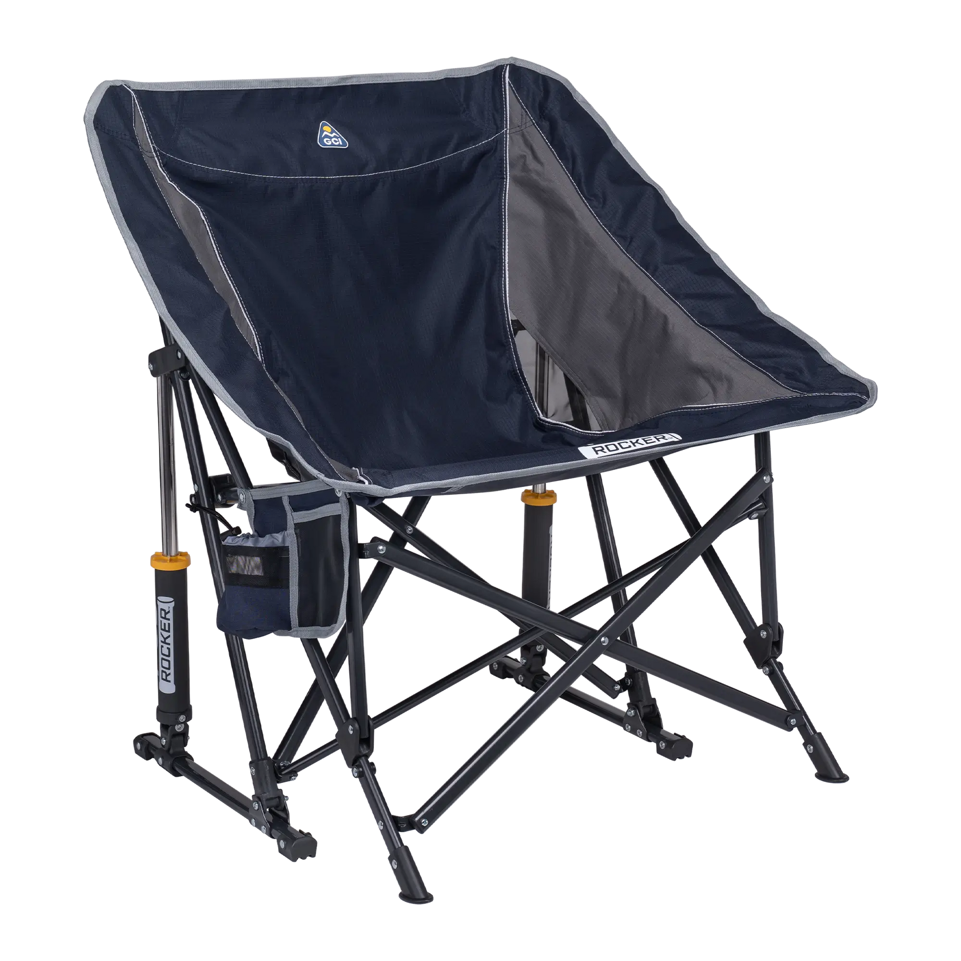 Smooth Motion Pod Rocker - Choice 933 - Freestyle Rocker Portable Outdoor Folding Chair - Indigo