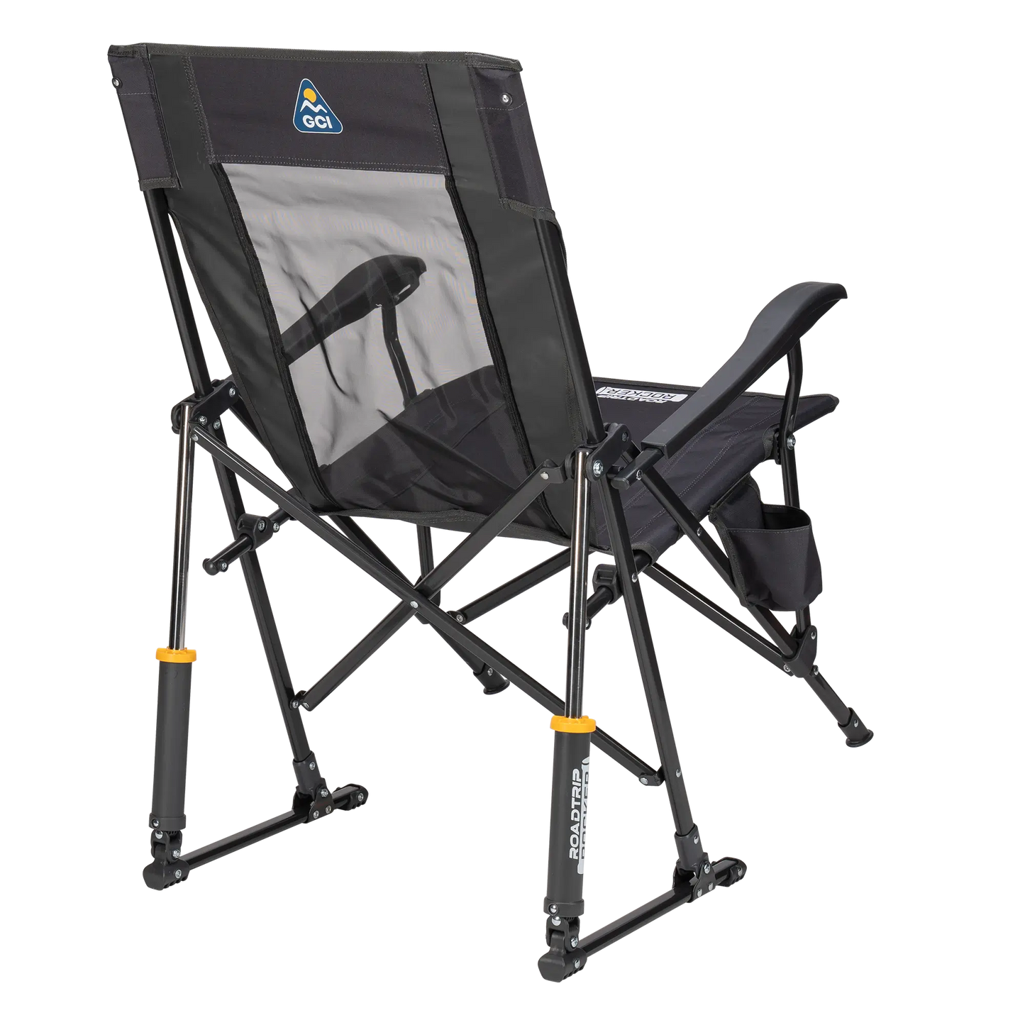 Heavy-Duty Freestyle RoadTrip Rocker - Choice 855 - Patented Spring-Action Rocking Chair for Camping Detail