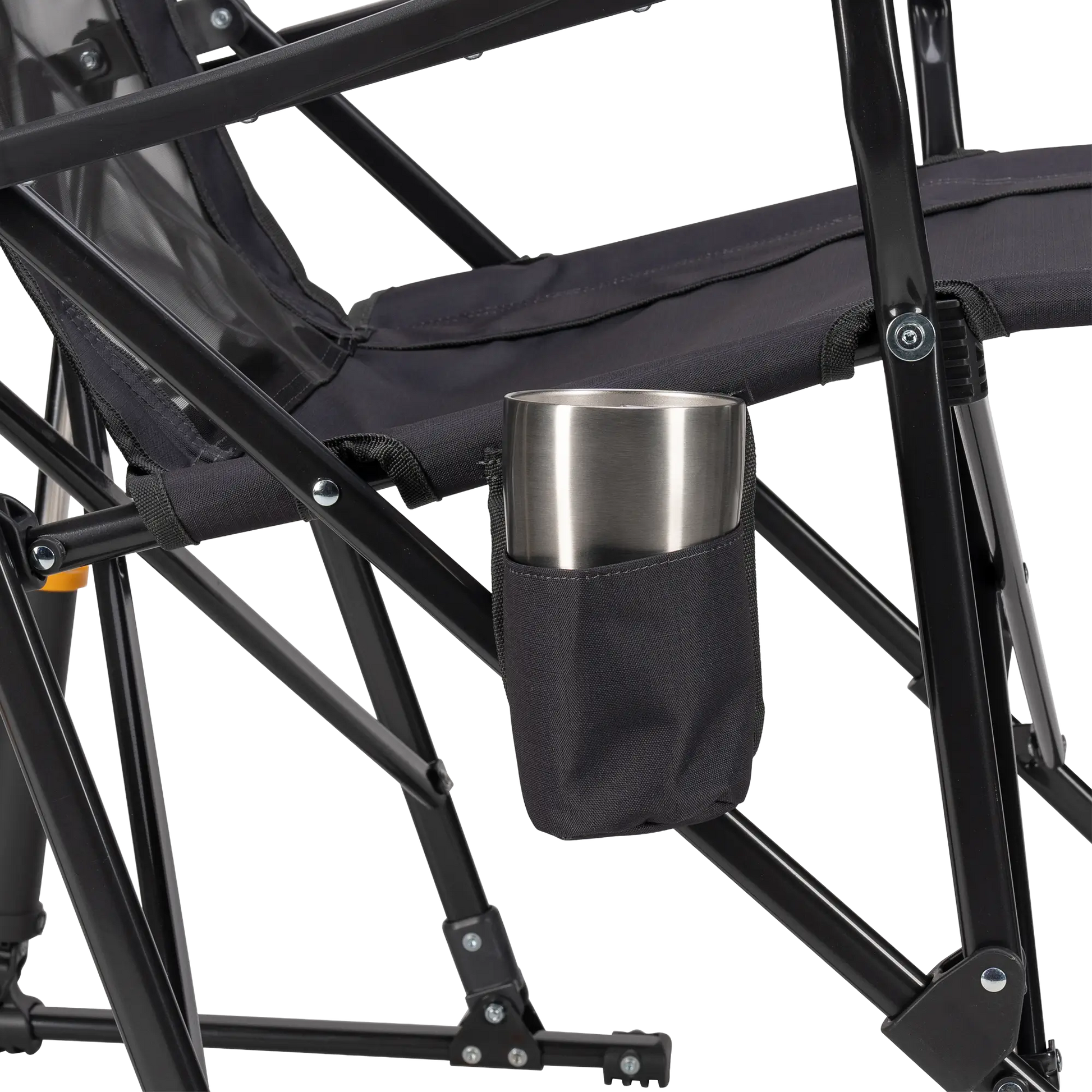 Heavy-Duty Freestyle RoadTrip Rocker - Choice 855 - Patented Spring-Action Rocking Chair for Camping Detail