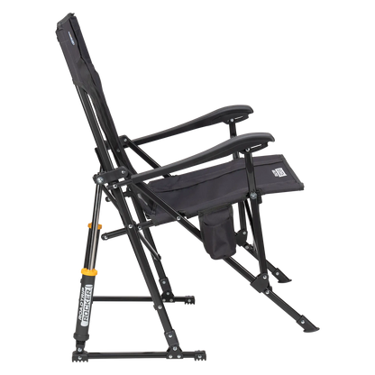 Heavy-Duty Freestyle RoadTrip Rocker - Choice 855 - Patented Spring-Action Rocking Chair for Camping Detail