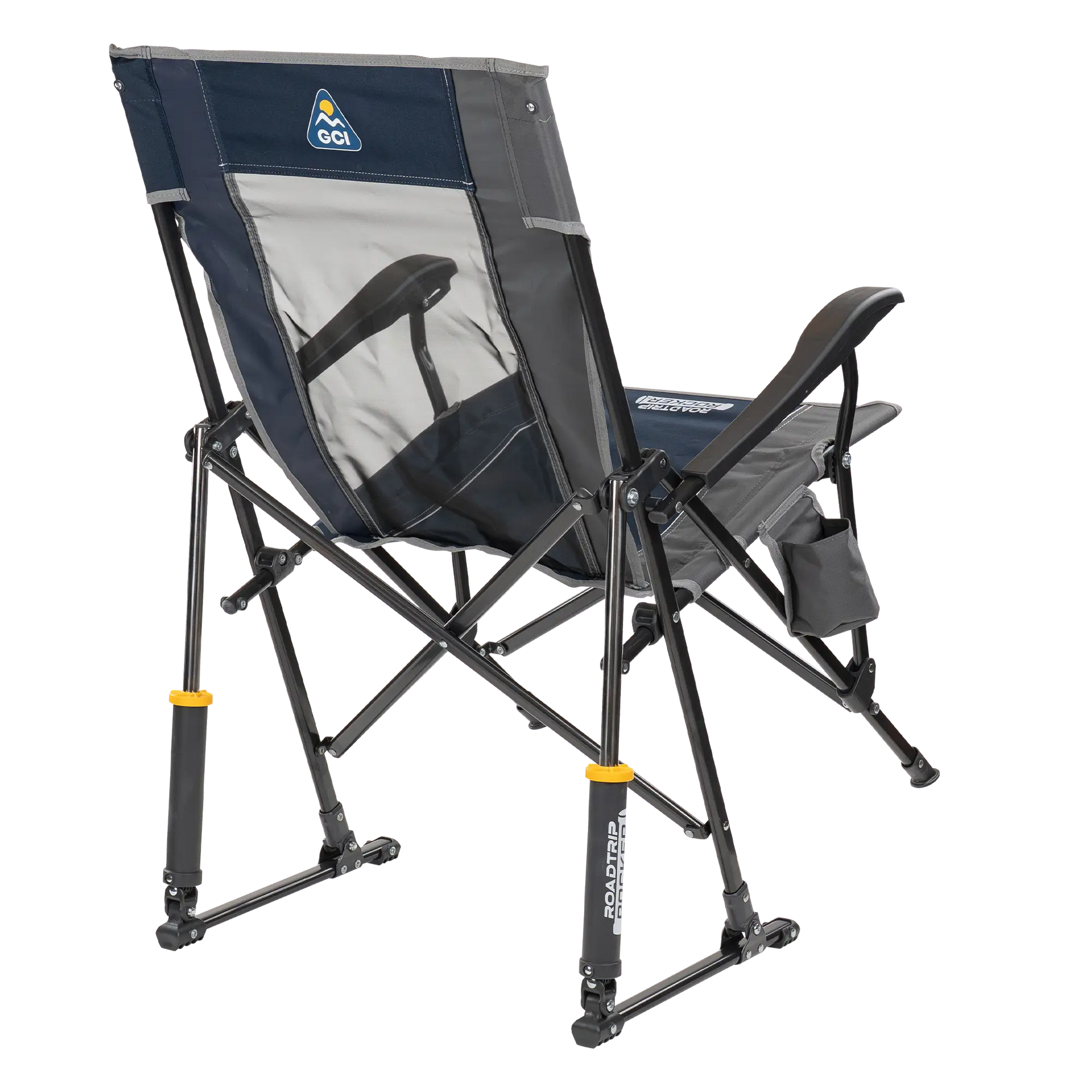 Heavy-Duty Freestyle RoadTrip Rocker - Choice 855 - Patented Spring-Action Rocking Chair for Camping Detail