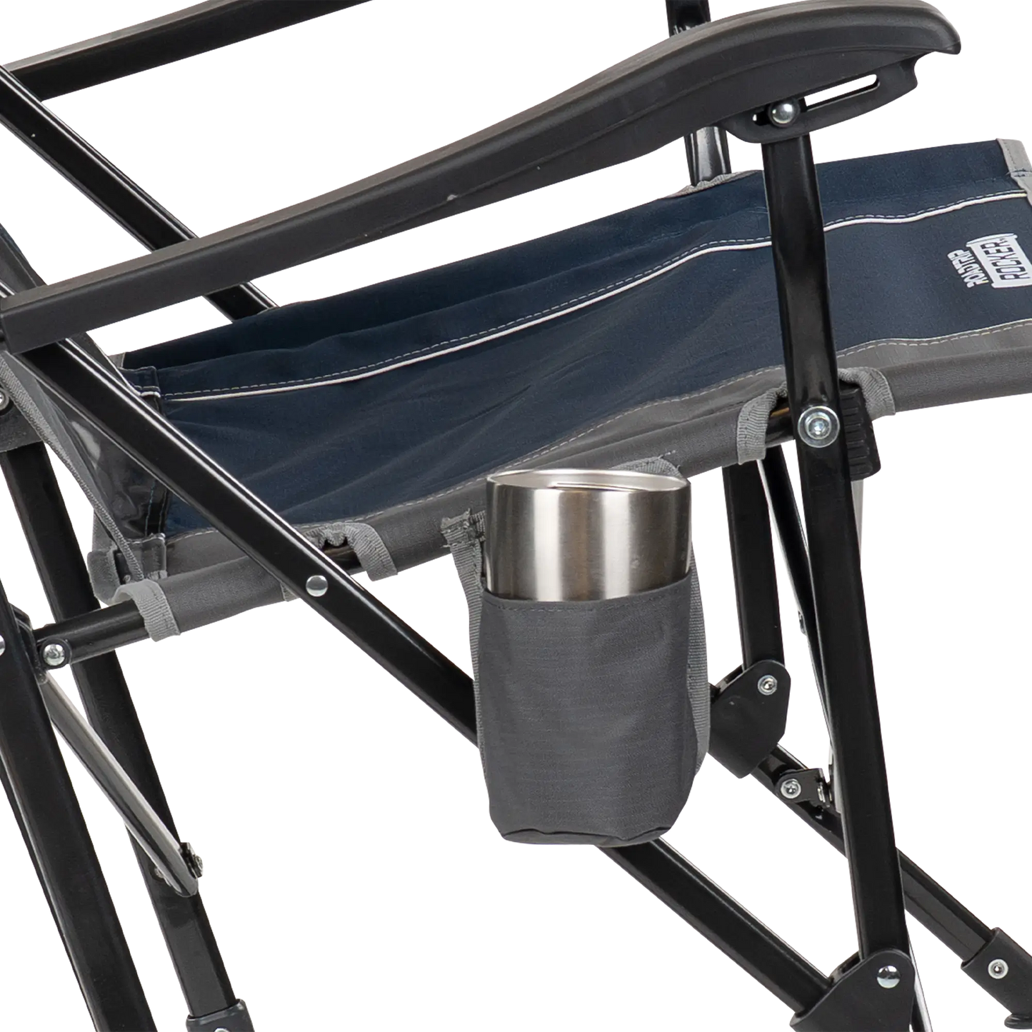 Heavy-Duty Freestyle RoadTrip Rocker - Choice 855 - Patented Spring-Action Rocking Chair for Camping Detail