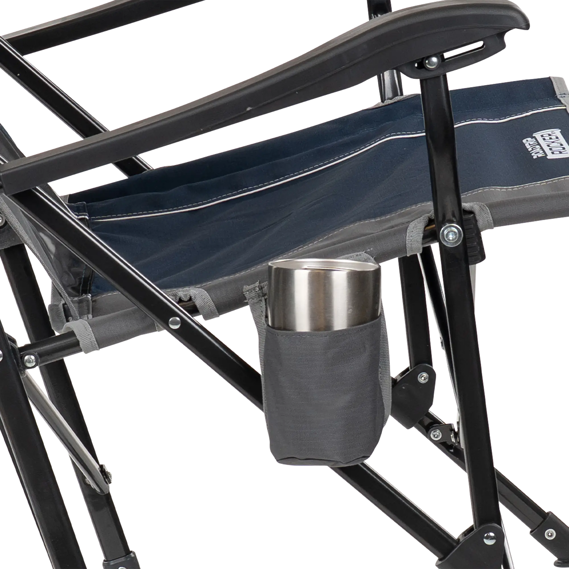 Heavy-Duty Freestyle RoadTrip Rocker - Choice 855 - Patented Spring-Action Rocking Chair for Camping Detail
